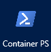 Docker container PS