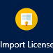 Docker import license